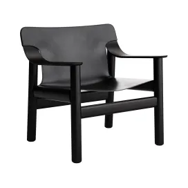 Bernard lounge chair black by hay